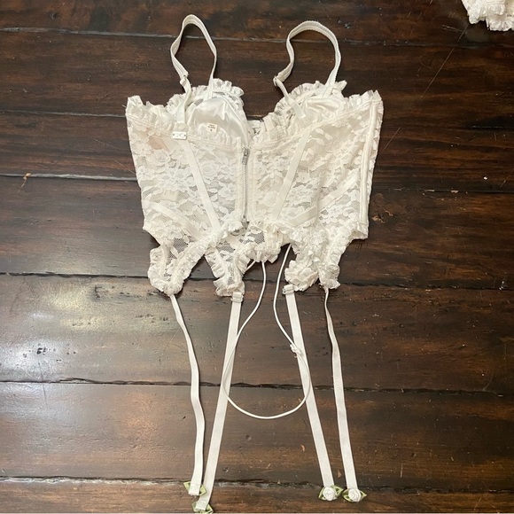 New! For Love And Lemons Lou lace bustier longline bra corset 1288 - Picture 6 of 13